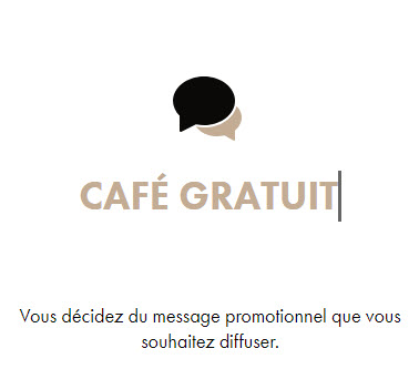 Vous décidez du message à envoyer (Court et efficace)